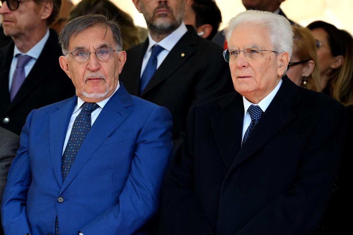 Ignazio La Russa, Sergio Mattarella insieme a un evento pubblico