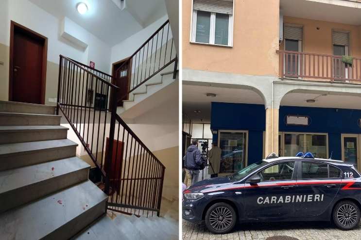 Tracce di sangue sulle scale e carabinieri sono casa di Sara Centelleghe 