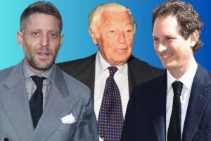 Gianni Agnelli, Lapo Elkann e John Elkann