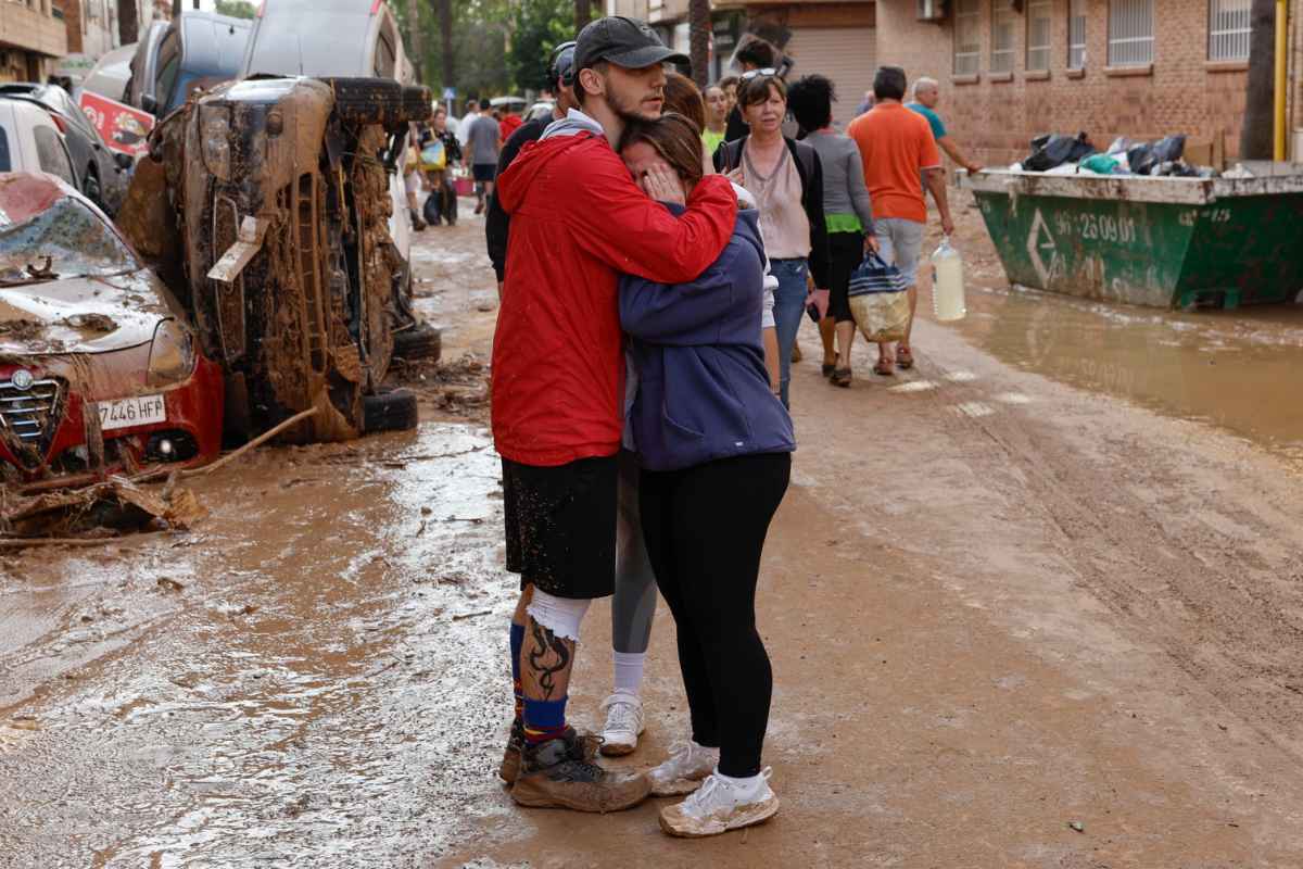 Sopravvissuti alle alluvioni in Spagna