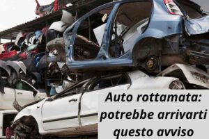 Auto rottamata