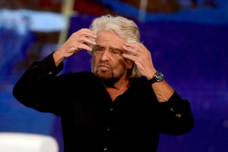 Beppe Grillo ospite a Che Tempo che Fa