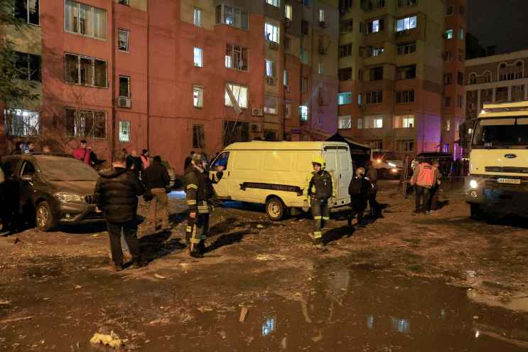 Bombardamenti a Kharkiv, in Ucraina