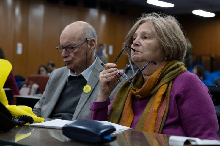 Claudio e Paola Regeni, genitori di Giulio, in Aula