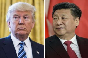 Donald Trump, Xi Jinping in una combo