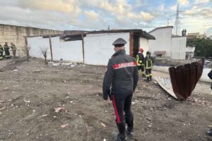 La fabbrica fuochi d'artificio esplosa ad Ercolano