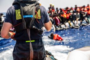 Migranti nel mar Mediterraneo