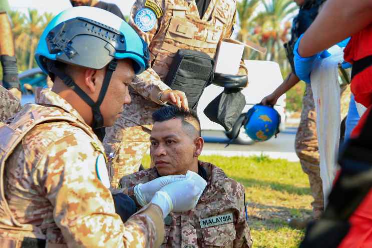 Militari di una base Unifil 