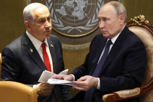 Benjamin Netanyahu e Vladimir Putin