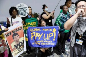 Proteste alla Cop29