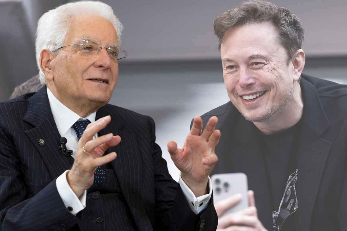 Sergio Mattarella ed Elon Musk