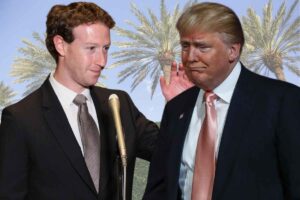 Mark Zuckerberg e Donald Trump