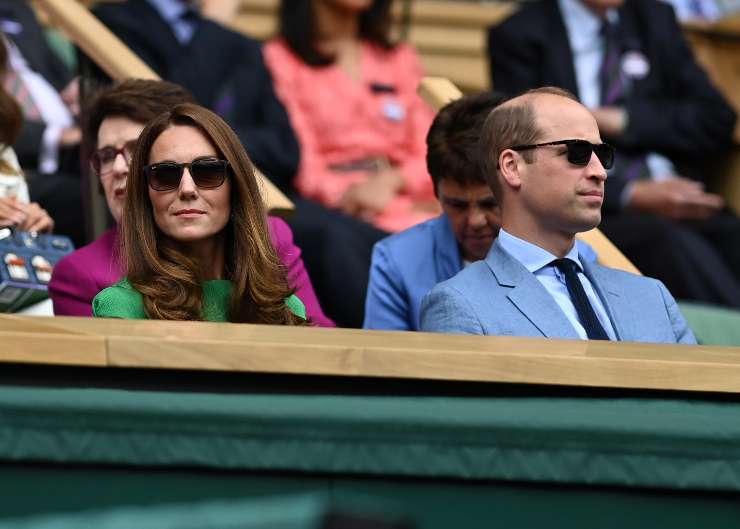 william e kate sulle tribune per il tennis