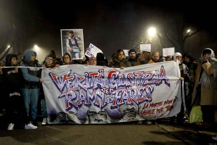 Manifestazione in ricordo di Ramy 