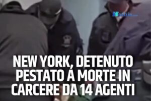 Detenuto pestato a morte dalle guardie carcerarie, un frame dal video