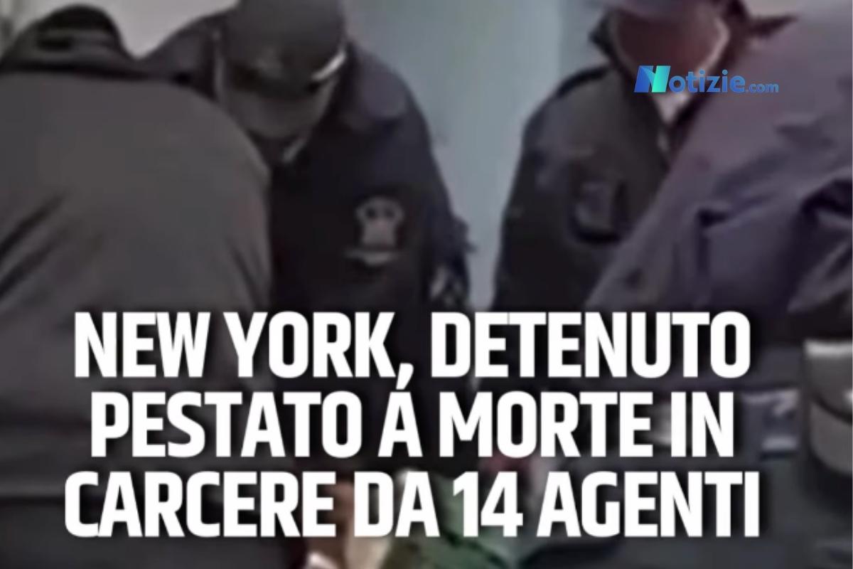 Robert Brooks, il detenuto picchiato a morte dalle guardie carcerarie del penitenziario di Marcy: il video terribile