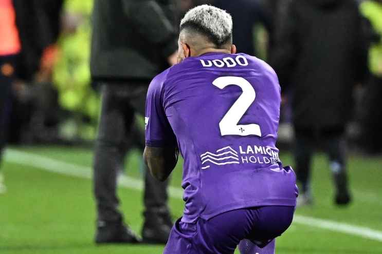 Dodo, calciatore della Fiorentina preoccupato per Bove