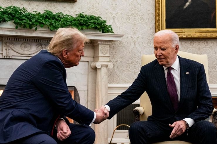 Donald Trump e Joe Biden, il primo incontro dopo le elezioni