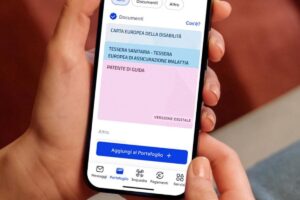 IT-Wallet: il nuovo portafoglio digitale sull'app IO, una foto di come appare