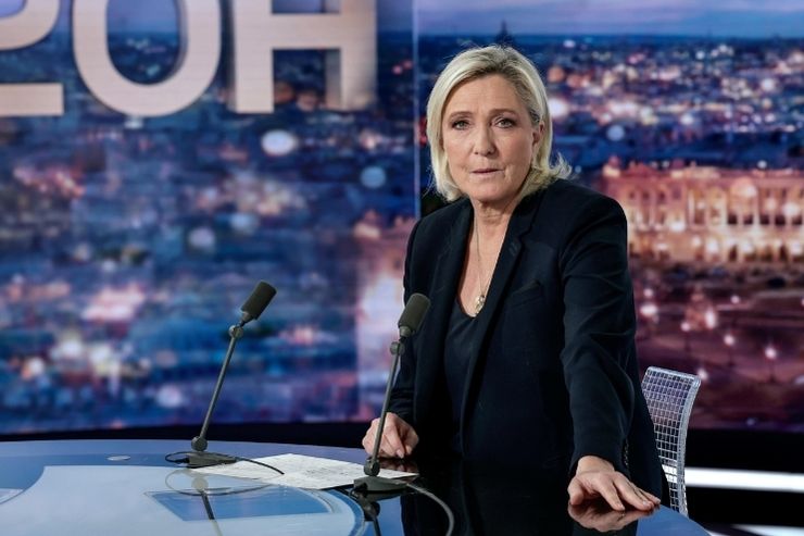 Marine Le Pen in un'intervista tv