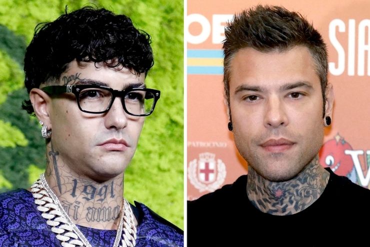 Tony Effe e Fedez in una combo