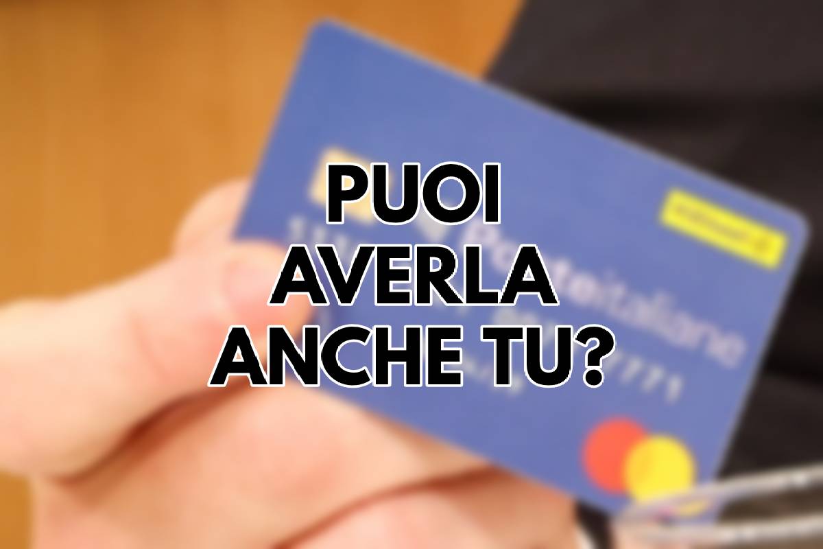 500 euro per le famiglie italiane: la Carta Dedicata a Te spetta anche a te?