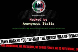 Anonymous Italia ha hackerato 200 siti web della Russia