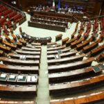 Aula della Camera a Montecitorio in una ripresa dall'alto