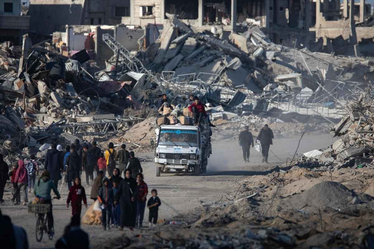 Gaza, ritorno a casa dei palestinesi