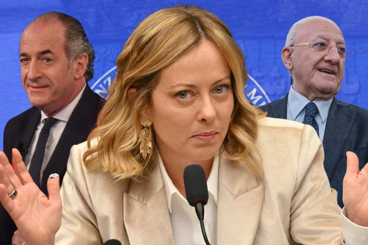 Meloni contro De Luca (e Zaia), ennesimo round sul terzo mandato: il governo impugna la legge, il governatore convoca la stampa