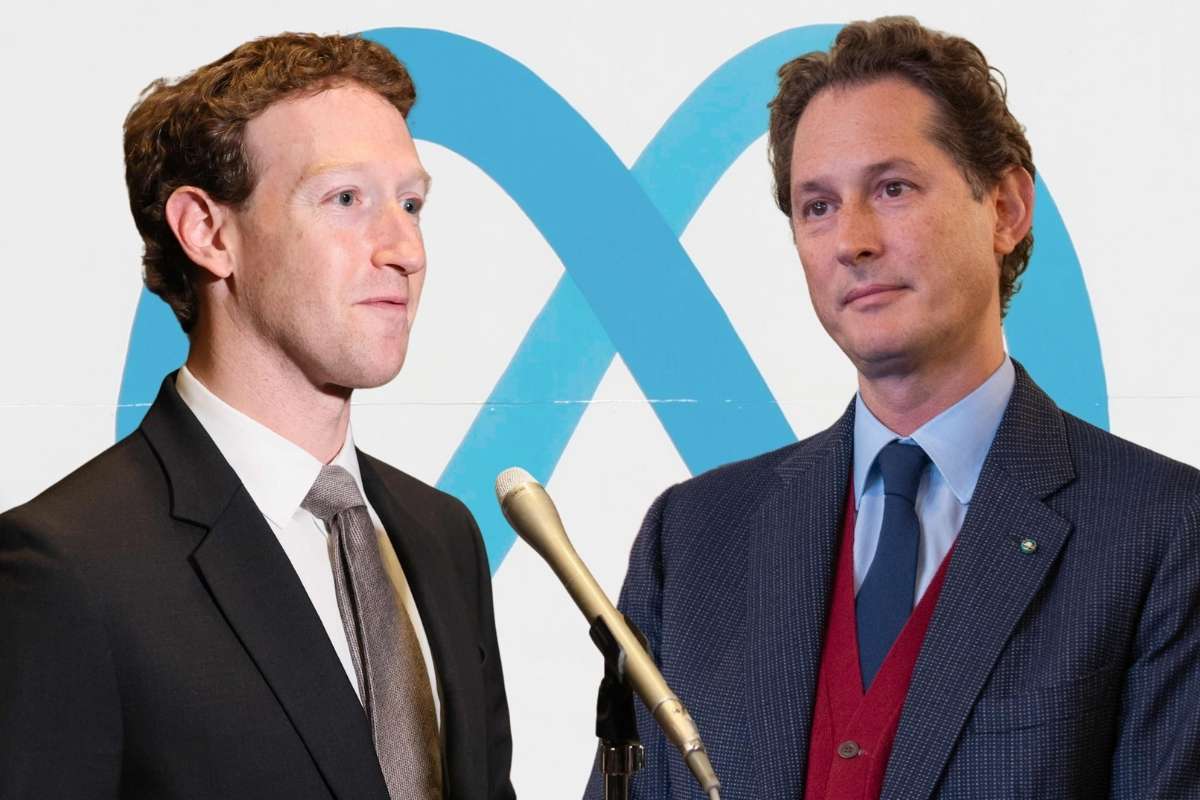 Mark Zuckerberg e John Elkann