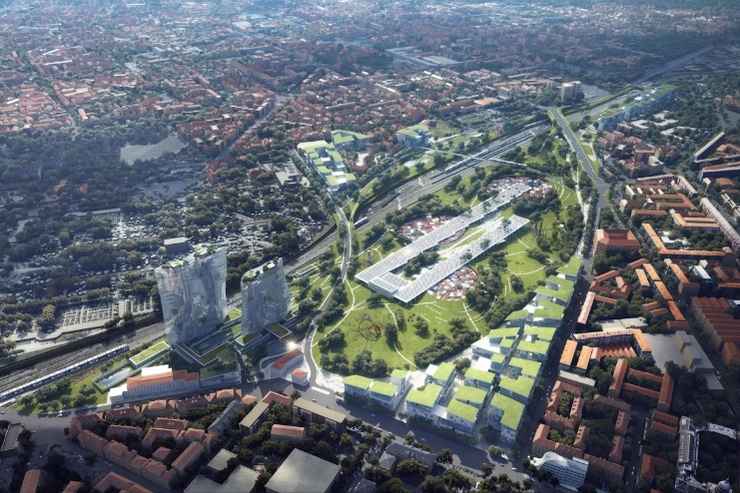 Milano, progetti visti dall'alto