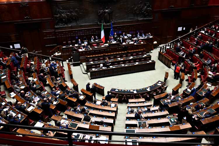 L'aula della Camera dei Deputati del Parlamento italiano