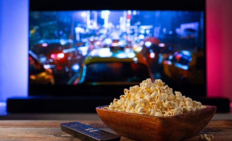 tv e popcorn