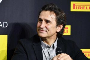 Alex Zanardi nel corso di un evento pubblico