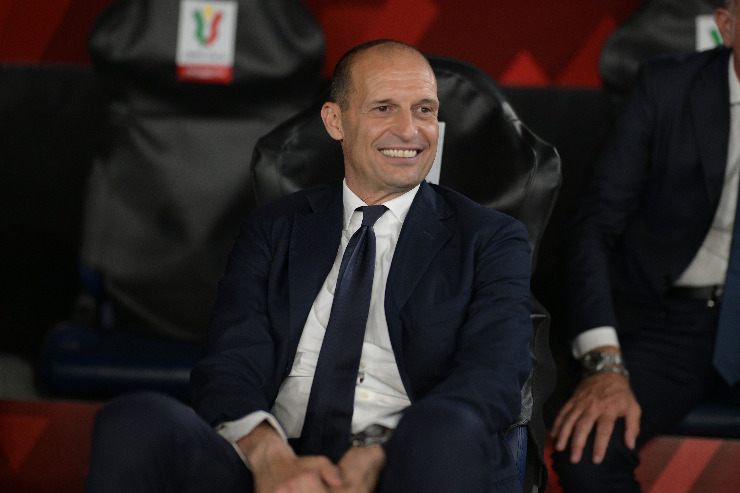 Massimiliano Allegri in una delle ultime apparizioni come tecnico della Juve