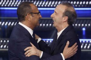 Carlo Conti e Roberto Benigni