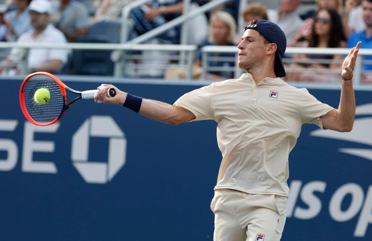 Diego Schwartzman in campo agli Us Open