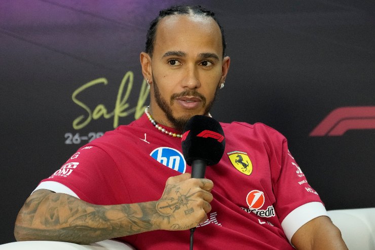 Lewis Hamilton, pilota della Ferrari