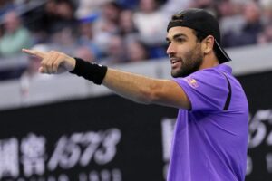 Matteo Berrettini durante gli Australian Open