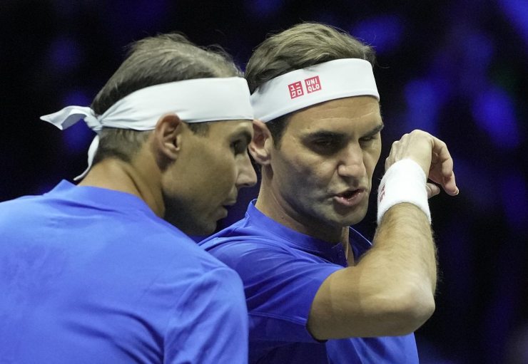 Nadal e Federer in Laver Cup