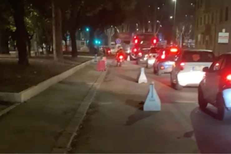 Roma, traffico in tilt a Prati