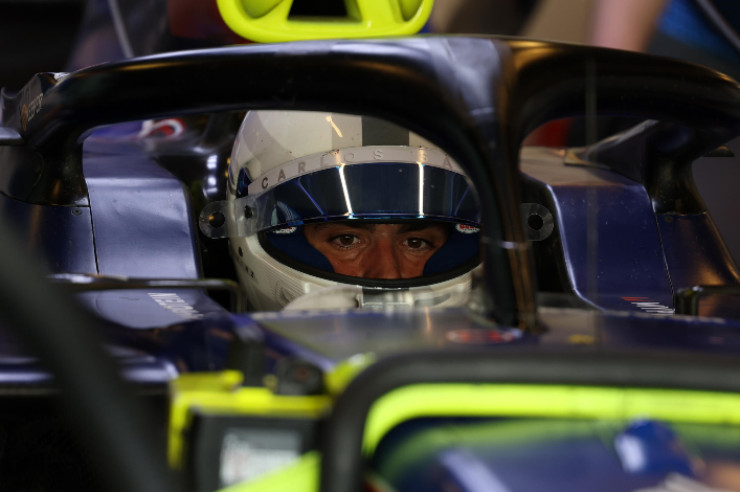 Sainz a bordo della nuova vettura Williams