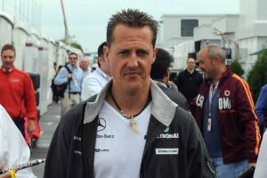 L'ex pilota della Ferrari, Michael Schumacher