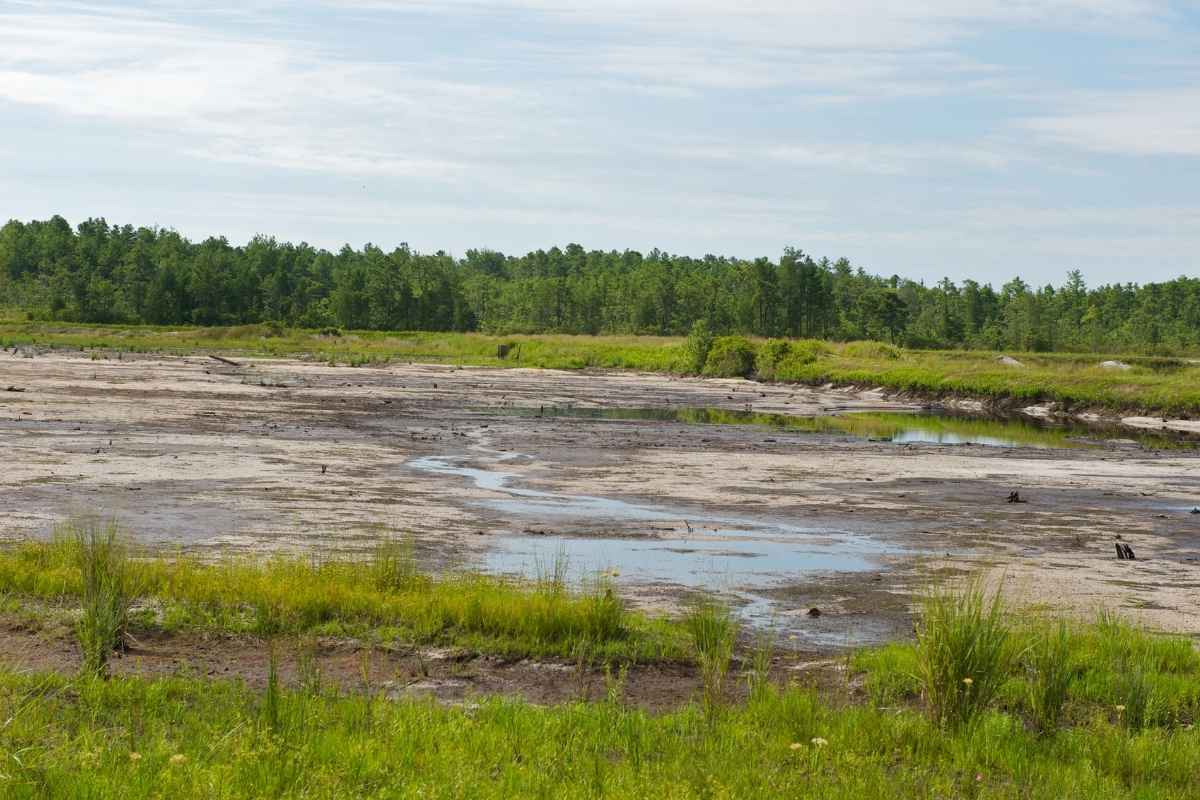 Un terreno senz'acqua