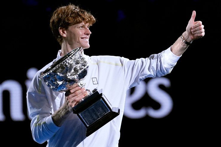 Jannik Sinner premiato a Melbourne