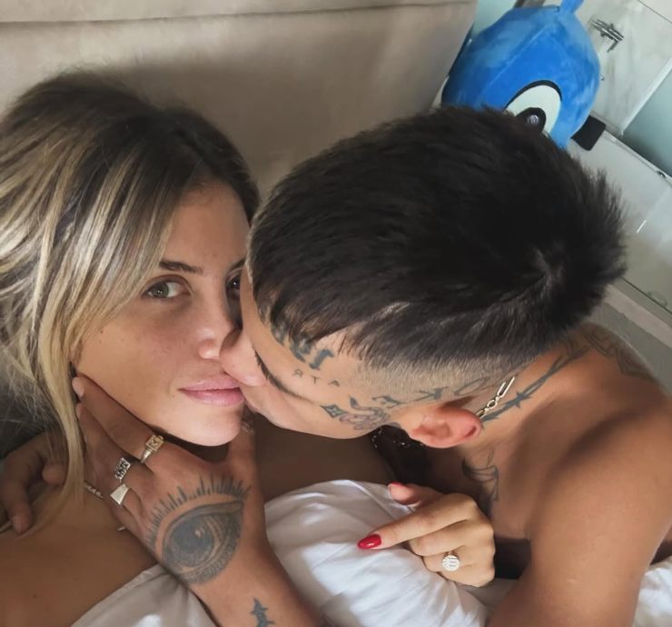 Wanda Nara e L-Gante si scambiano effusioni