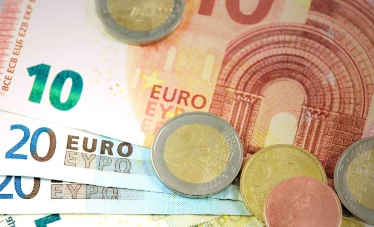 Euro banconote monete