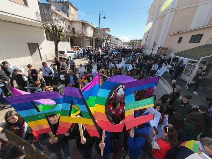 Manifestazione contro la mafia