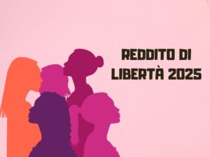 Sagome donna scritta reddito libertà